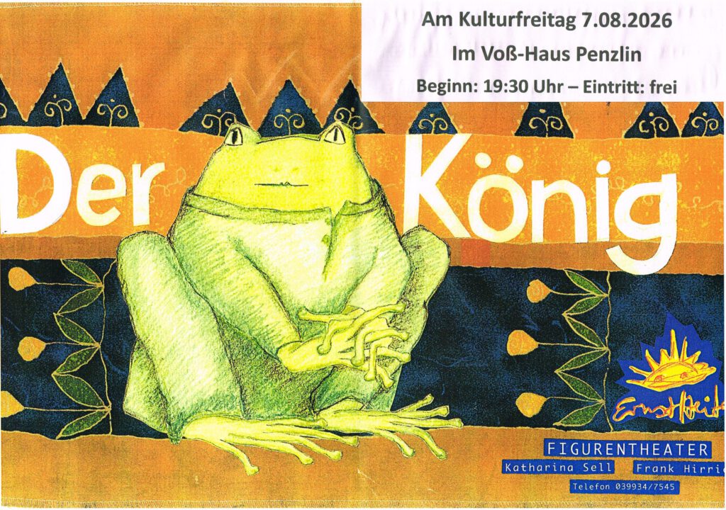 Plakat Kulturfreitag 7.8.2026